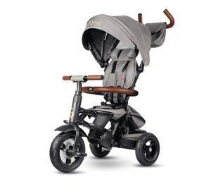 Складной трехколесный велосипед Qplay Rito Deluxe Rubber Grey от 10 месяцев до 6 лет (qp-5901) qp-5901 фото