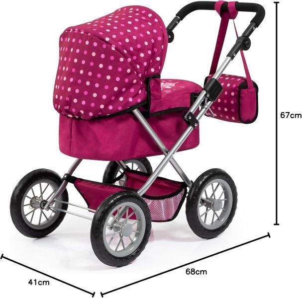 Коляска для кукол Bayer Design Trendy Plum Fairy (13067AA) 13067AA фото