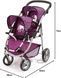 Коляска для двух кукол Bayer Design Twin Tendem Plum Unicorn (26537AA) 26537AA фото 4