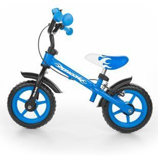 Біговел Milly Mally Dragon з ручним гальмом Blue від 2 до 4 років (mm-0158) mm-0158 фото