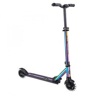 Самокат Globber Flow Element Lights Neo Chrome от 5 лет до 100 кг (721-401) 721-401 фото