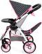 Коляска для двух кукол Bayer Design Twin Star Pink Bow (39460AA) 39460AA фото 2