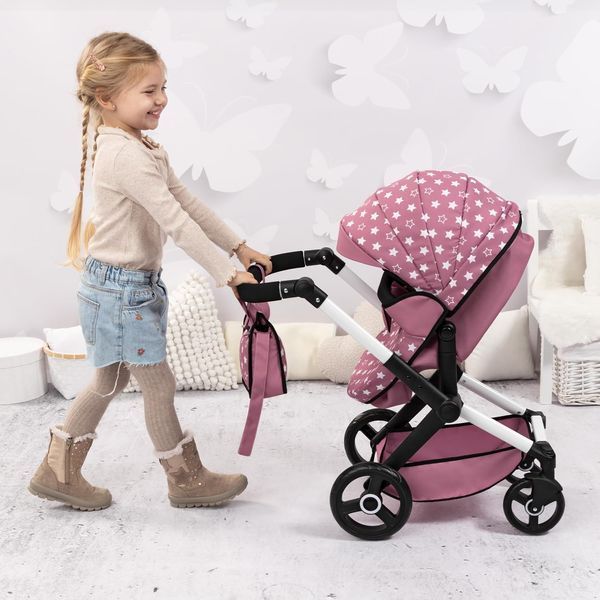 Коляска для кукол Bayer Design Xeo Soft Pink (17076AB) 17076AB фото