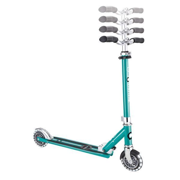 Самокат Globber Flow Element Lights Jade від 5 років до 100 кг (721-307) 721-307 фото