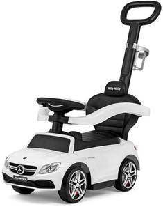 Машина-каталка Milly Mally Mercedes AMG C63 White від 1 до 3 років (mm-2476) mm-2476 фото