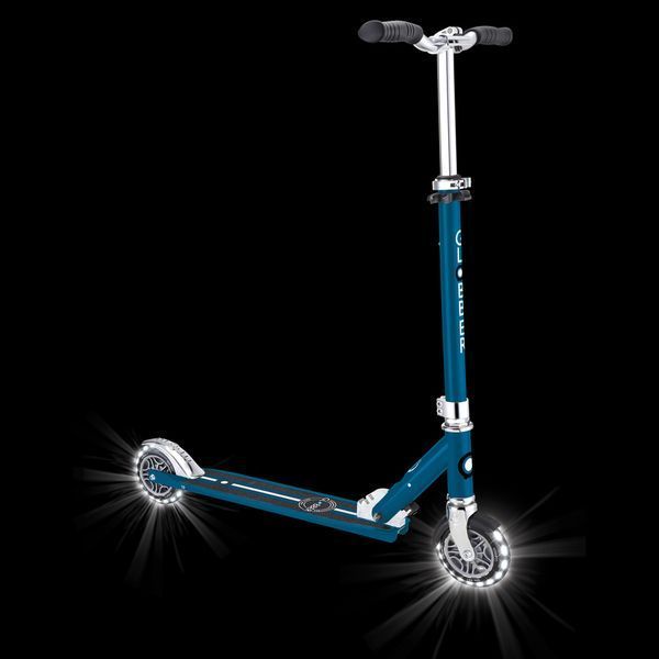 Самокат Globber Flow Element Lights Deep Blue от 5 лет до 100 кг (721-300) 721-300 фото