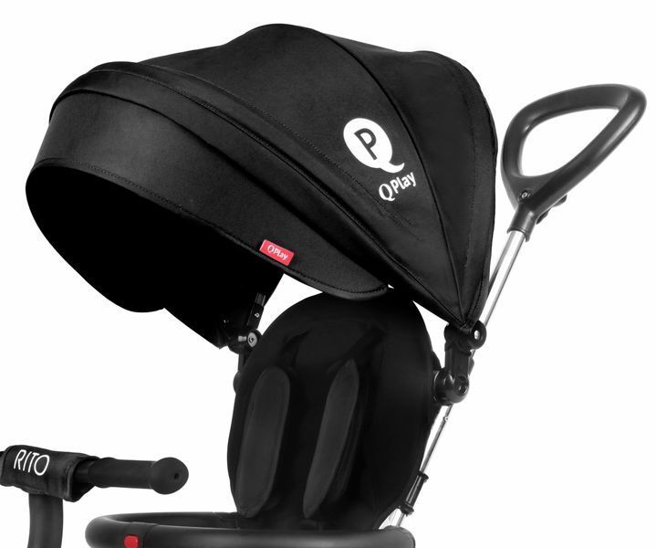 Складаний триколісний велосипед Qplay Rito Eva Black від 10 місяців до 6 років (qp-3839) qp-3839 фото