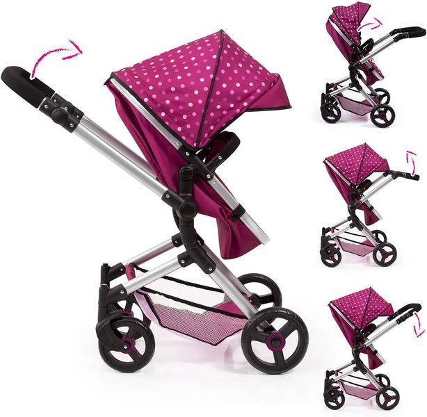 Коляска для ляльки Bayer Design Neo Vario Berry Fairy (18467AA) 18467AA фото
