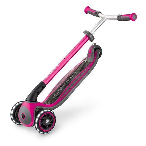 Детский самокат Globber Master Lights Deep Pink от 4 до 14 лет (662-110-2) 662-110-2 фото