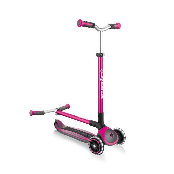 Детский самокат Globber Master Lights Deep Pink от 4 до 14 лет (662-110-2) 662-110-2 фото