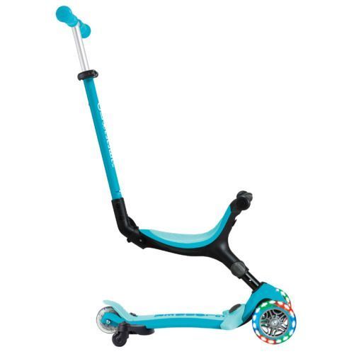 Самокат с сиденьем Globber GO-UP Active Lights 360 Aqua от 15 месяцев до 9 лет (749-300) 749-300 фото