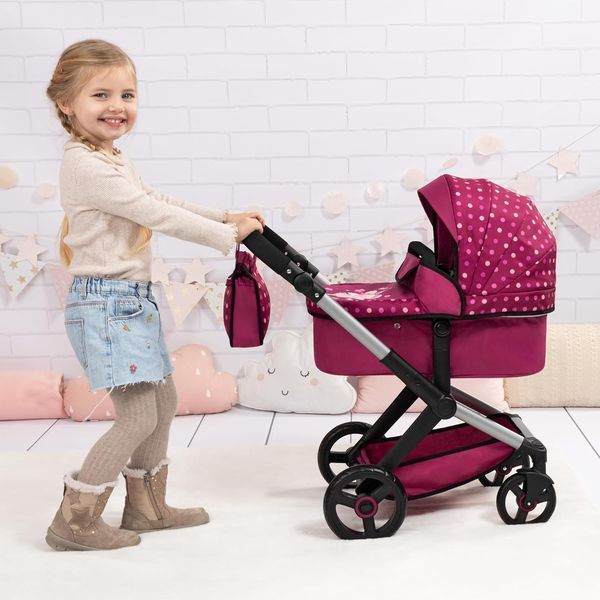 Коляска для ляльки Bayer Design Xeo Bordo Fairy (17067AA) 17067AA фото