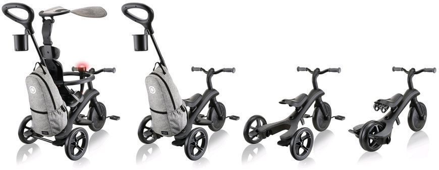 Дитячий велосипед 4 в 1 Globber Explorer Trike Deluxe Play від 10 місяців до 5 років (633-120) 633-120 фото