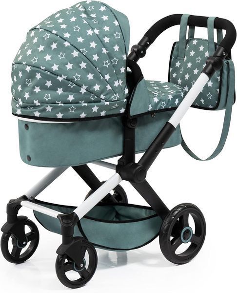 Коляска для кукол Bayer Design Xeo Green Star (17058AA) 17058AA фото