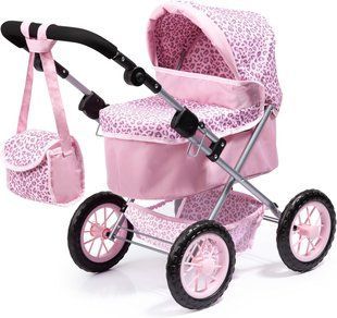 Коляска для ляльки Bayer Design Trendy Pink Animal (13002AA) 13002AA фото