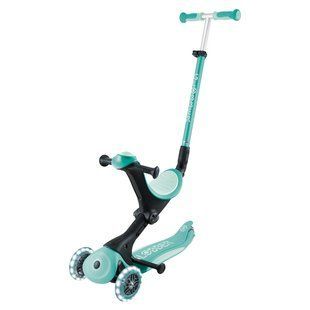 Самокат з сидінням Globber GO-UP Deluxe Lights Dark Mint від 1 до 9 років (646-706-2) 646-706-2 фото