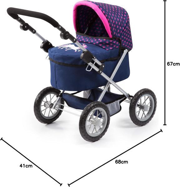 Коляска для кукол Bayer Design Trendy Navy Unicorn (13054AA) 13054AA фото