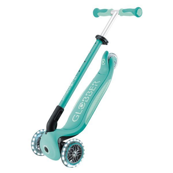 Самокат с сиденьем Globber GO-UP Deluxe Lights Dark Mint от 1 до 9 лет (646-706-2) 646-706-2 фото