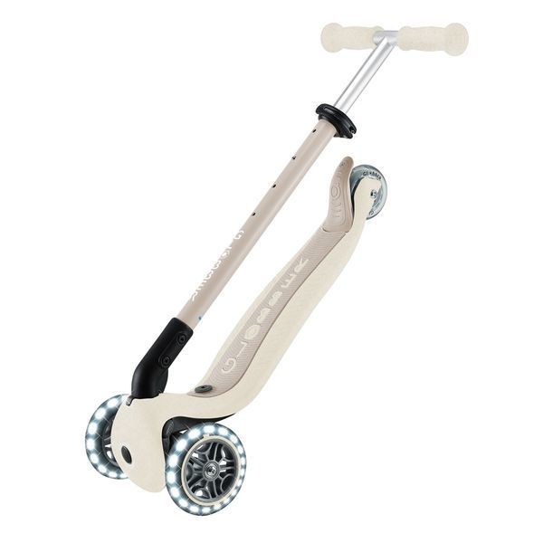 Самокат с сиденьем Globber GO-UP Active Lights ECOlogic Coconut от 15 месяцев до 9 лет (745-566) 745-566 фото