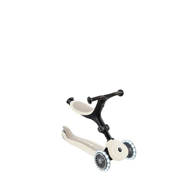 Самокат с сиденьем Globber GO-UP Active Lights ECOlogic Coconut от 15 месяцев до 9 лет (745-566) 745-566 фото