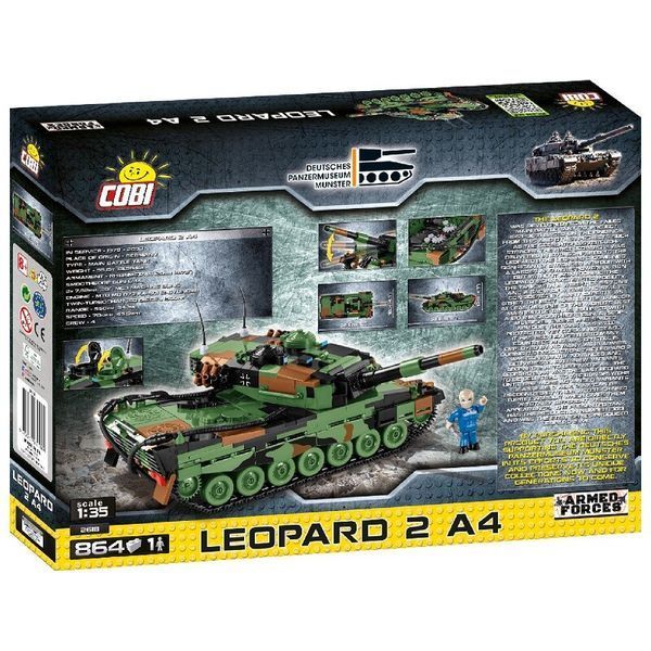 Конструктор Cobi Armed Forces Танк Leopard 2 A4, 864 детали (2618) 2618 фото
