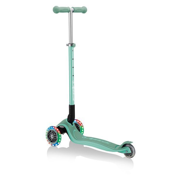Дитячий самокат Globber Primo Foldable Plus Lights Mint від 3 до 9 років (439-206) 439-206 фото