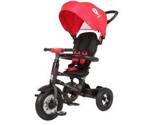 Складаний триколісний велосипед Qplay Rito Rubber Red від 10 місяців до 6 років (qp-3848) qp-3848 фото