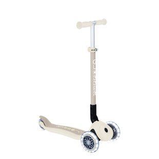 Дитячий самокат Globber Primo Foldable Lights ECOlogic Coconut від 3 до 7 років (696-566-2) 696-566-2 фото