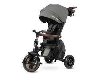 Складаний триколісний велосипед Qplay Comfo Max Grey від 10 місяців до 6 років (qp-6340) qp-6340 фото