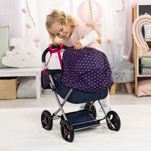 Коляска для кукол Bayer Design Cosy Navy Unicorn (12754AA) 12754AA фото