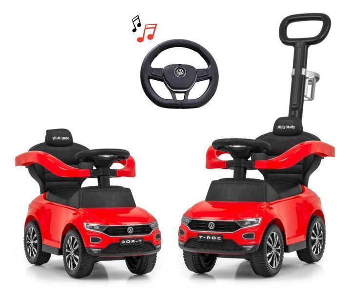 Машина-каталка Milly Mally Volkswagen T-Roc Red от 1 до 3 лет (mm-3390) mm-3390 фото