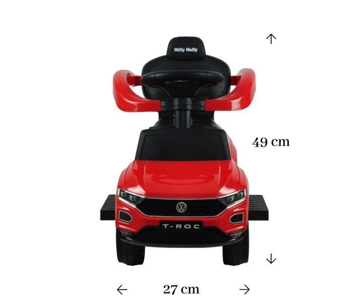 Машина-каталка Milly Mally Volkswagen T-Roc Red от 1 до 3 лет (mm-3390) mm-3390 фото