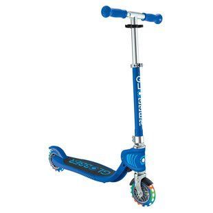 Самокат Globber Flow Foldable Junior Lights Navy Blue від 3 років (870-100) 870-100 фото