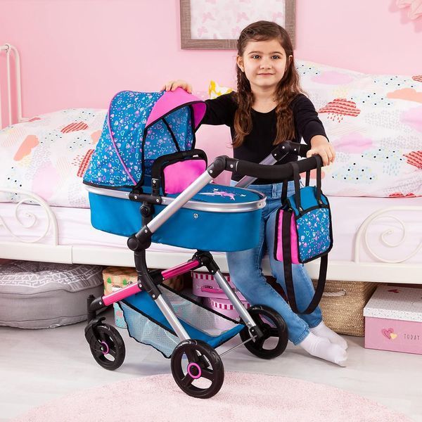 Коляска для ляльки Bayer Design Neo Vario Turquoise Fairy (18409AA) 18409AA фото