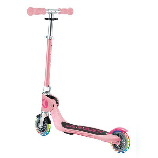 Самокат Globber Flow Foldable Junior Lights Pastel Pink від 3 років (870-210) 870-210 фото