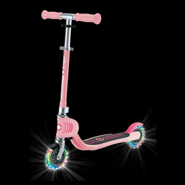 Самокат Globber Flow Foldable Junior Lights Pastel Pink від 3 років (870-210) 870-210 фото
