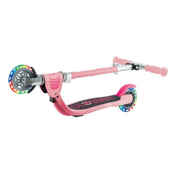 Самокат Globber Flow Foldable Junior Lights Pastel Pink від 3 років (870-210) 870-210 фото