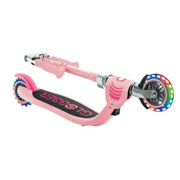 Самокат Globber Flow Foldable Junior Lights Pastel Pink від 3 років (870-210) 870-210 фото