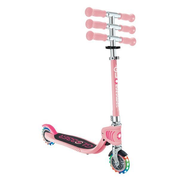 Самокат Globber Flow Foldable Junior Lights Pastel Pink від 3 років (870-210) 870-210 фото