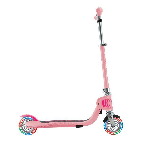 Самокат Globber Flow Foldable Junior Lights Pastel Pink від 3 років (870-210) 870-210 фото
