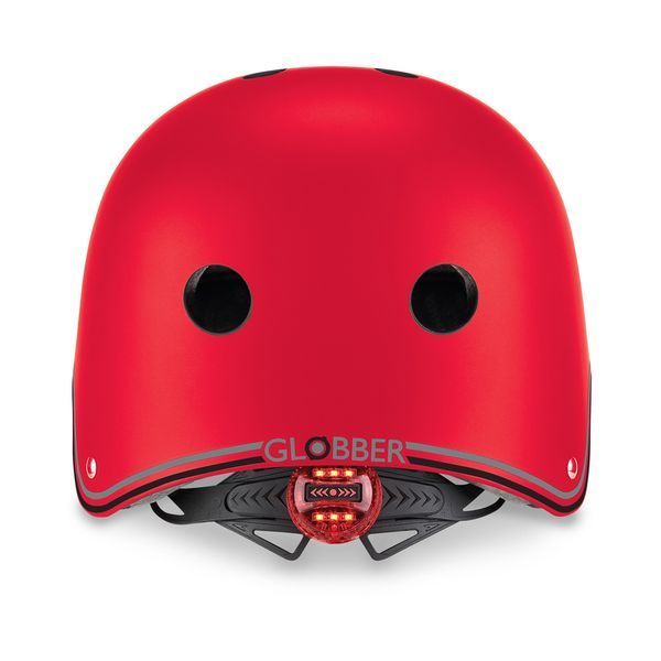 Дитячий захисний шолом із підсвічуванням Globber Red (48-53 см) XS/S (505-102) 505-102 фото
