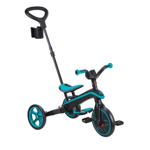 Дитячий велосипед 4 в 1 Globber Explorer Trike Foldable Teal від 10 місяців до 5 років (732-105) 732-105 фото