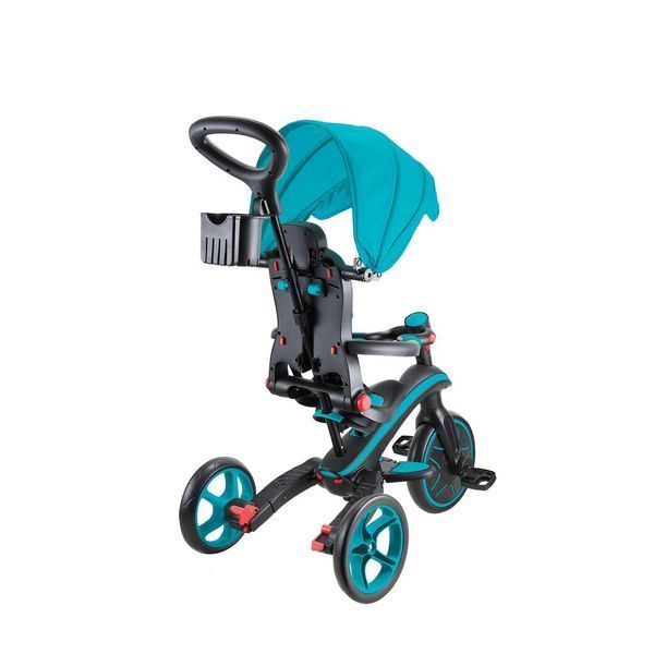 Дитячий велосипед 4 в 1 Globber Explorer Trike Foldable Teal від 10 місяців до 5 років (732-105) 732-105 фото