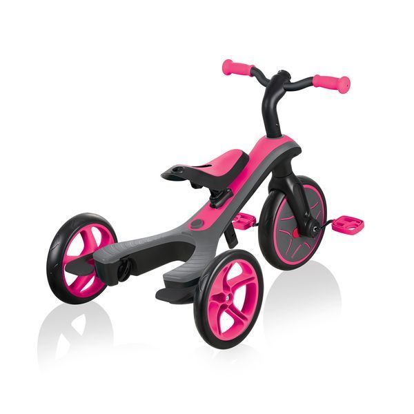 Дитячий велосипед 4 в 1 Globber Explorer Trike Fuchsia від 10 місяців до 5 років (632-110-3) 632-110-3 фото