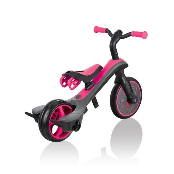 Дитячий велосипед 4 в 1 Globber Explorer Trike Fuchsia від 10 місяців до 5 років (632-110-3) 632-110-3 фото
