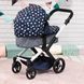 Коляска для ляльки Bayer Design Xeo Dark Blue Star (17015AA) 17015AA фото 4