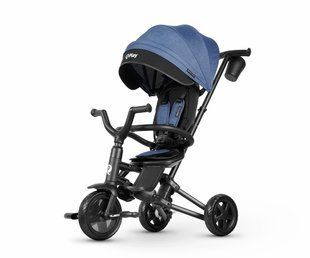 Складаний триколісний велосипед Qplay Nova Niello Blue від 10 місяців до 6 років (qp-4534) qp-4534 фото
