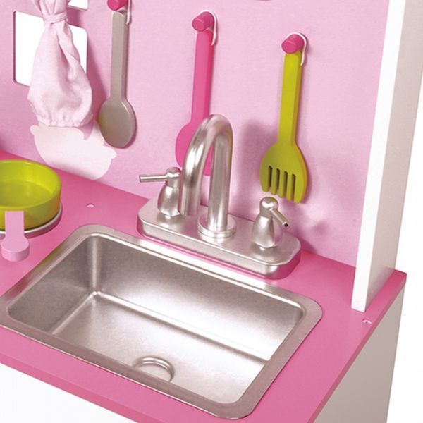 Детская кухня Classic World Classic Vintage Pink из дерева с посудой (CW4119) CW4119 фото