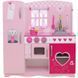 Детская кухня Classic World Classic Vintage Pink из дерева с посудой (CW4119) CW4119 фото 1