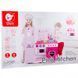 Детская кухня Classic World Classic Vintage Pink из дерева с посудой (CW4119) CW4119 фото 8